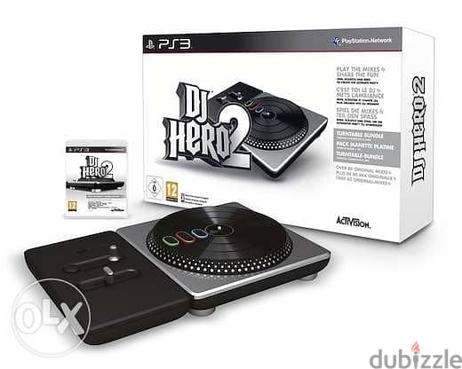 DJ HERO 2 with turntable controller USED for ps3 1