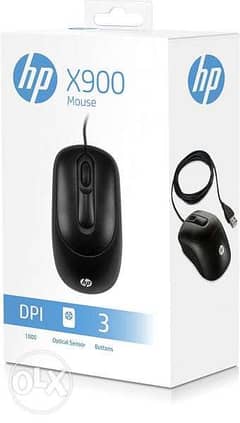 HP X900 USB Mouse- Black 0