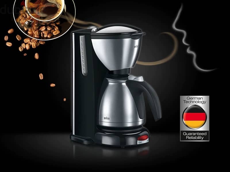 (Coffee Machine Braun KF610) ماكينة قهوه براون اصلى كالجديده بالعلبه 2