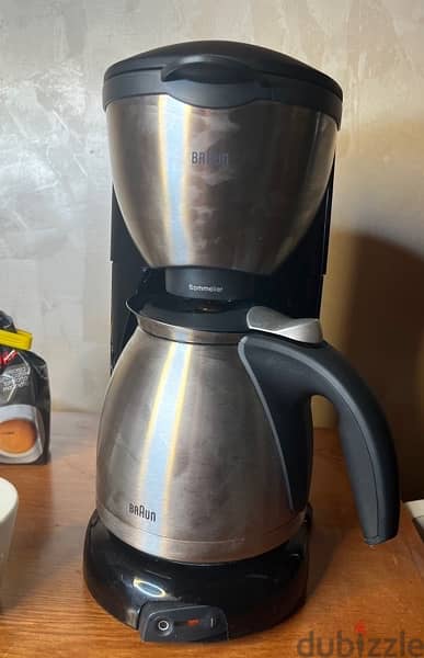 (Coffee Machine Braun KF610) ماكينة قهوه براون اصلى كالجديده بالعلبه 3