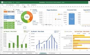 عمل ملفات اكسيل Excel online services