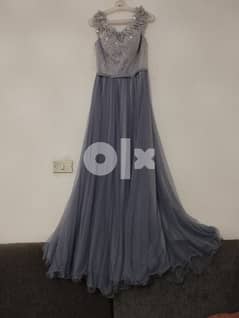 فستان  تل شريط لولى 0