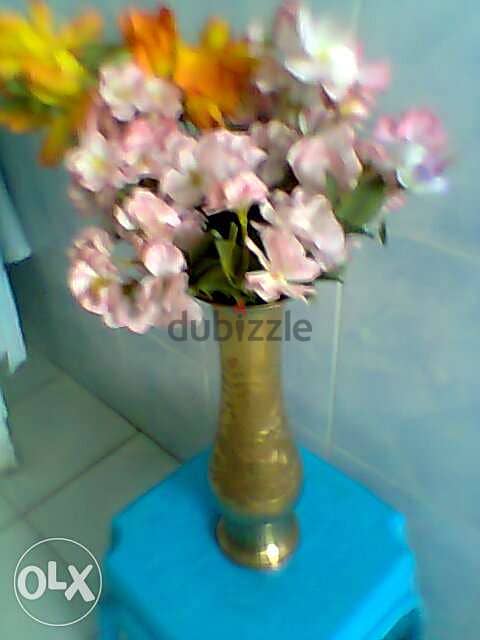 فازة زهور نحاسية - هندية 7