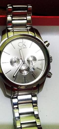 ساعه ياباني كلفين كلاين chronograph