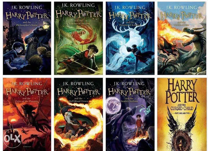 harry potter all parts - 8 Books
