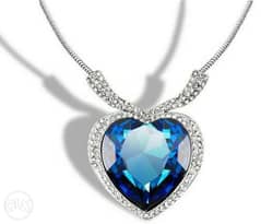 NinaBox Swarovski Saphire Crystal Necklace 0