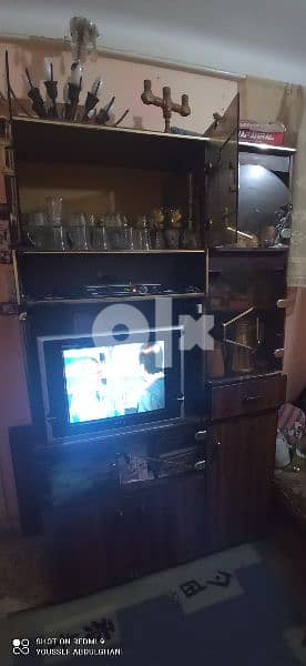 مكتبة تليفزيون رفوف للنيش