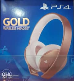 Ps4 Headset Gold new 0