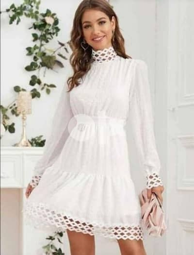 Shein white dress