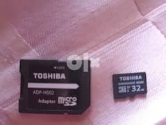 ميموري Toshiba 32gb استعمال اسبوع بالظبط 0
