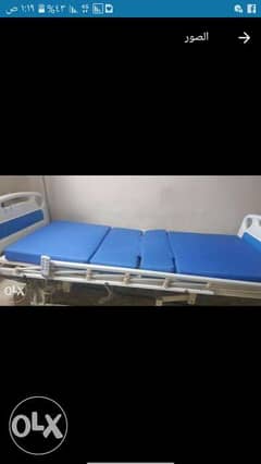 سرير طبي متحرك للإيجار كهرباء بالريموت وعادي جميع الحركات للراحة مريض 0