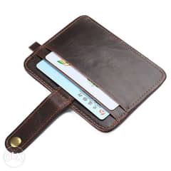محفظة جيب ٧ في ١ جلد طبيعي بضمان متجرنا 0