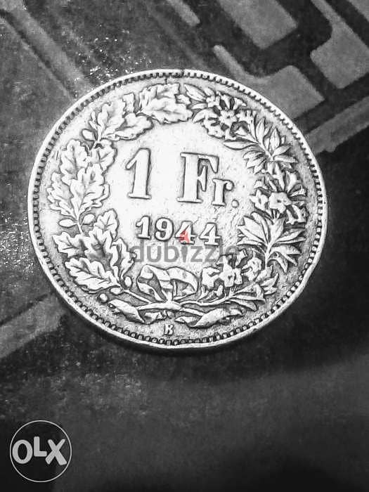 1944 فرانك سويسرى 0