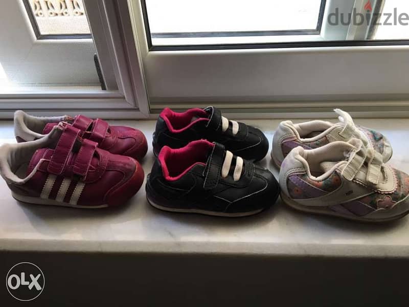 adidas and Reebok kids shoes 0
