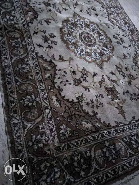 سجادة صوف يدوي هاندميد قديمة اسيوطي hand knotted wool rug 6m2 2