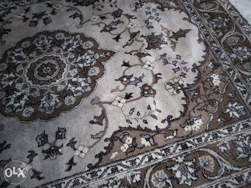 سجادة صوف يدوي هاندميد قديمة اسيوطي hand knotted wool rug 6m2 3