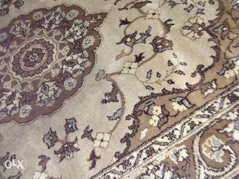 سجادة صوف يدوي هاندميد قديمة اسيوطي hand knotted wool rug 6m2 4