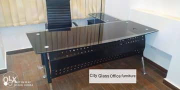 مصنعCity Glassللاثاث المكتبي المتكامل عروض العيد مكتب160سم مع سايد3500 0