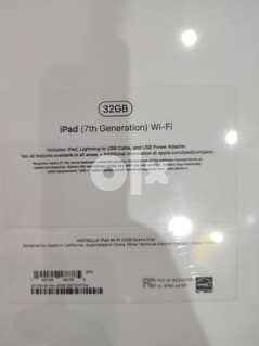 i pad 7th generation wi -Fi 0