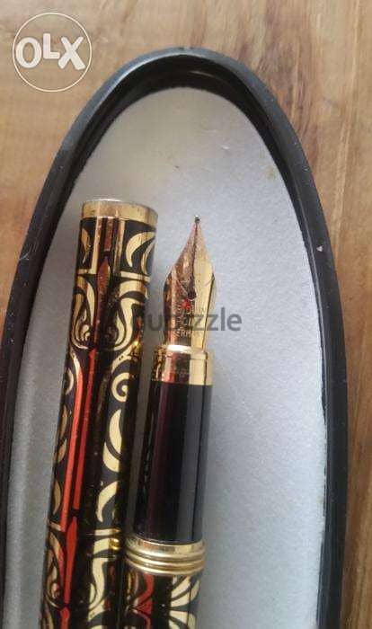 Luxury Celtic Bird Fountain Pen 14k Gold Plated Men's Ladies Superb 3