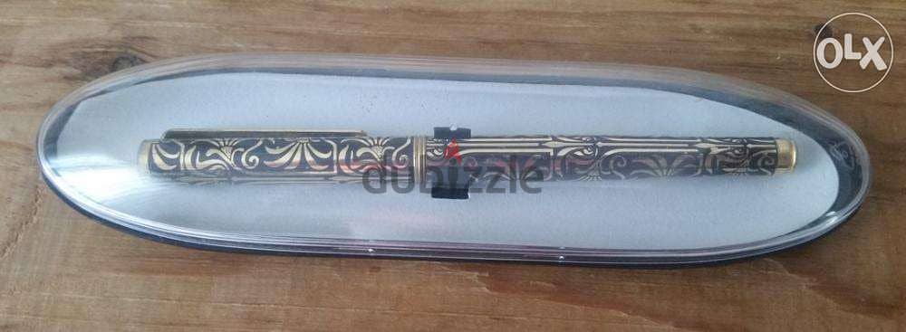 Luxury Celtic Bird Fountain Pen 14k Gold Plated Men's Ladies Superb 6