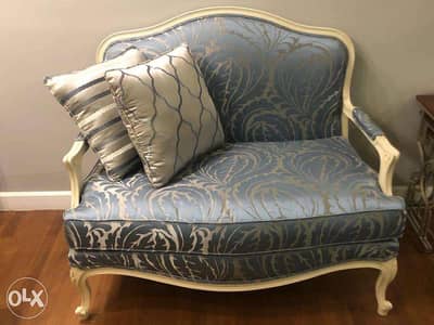 marquise 1.2 m كنبة ماركيز لون ازرق فى رمادى