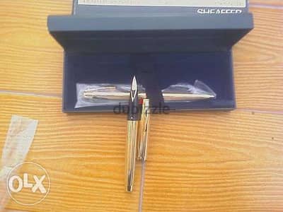 Sheaffer Imperial Lined Gold14k Fountain Pen & Ballpoint Set , Fine