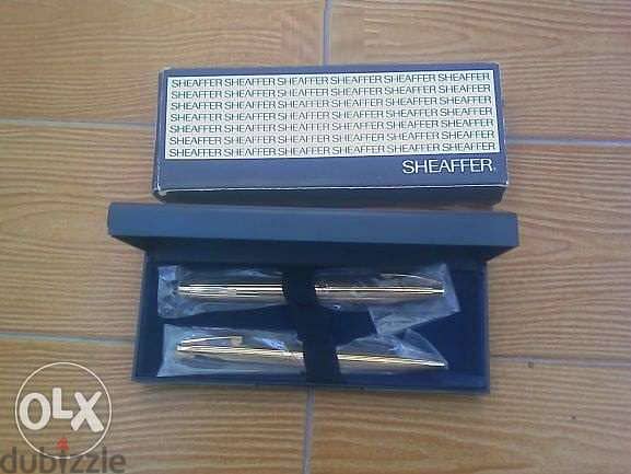 Sheaffer Imperial Lined Gold14k Fountain Pen & Ballpoint Set , Fine 1
