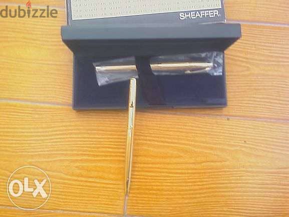 Sheaffer Imperial Lined Gold14k Fountain Pen & Ballpoint Set , Fine 2