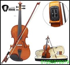 اليكتريك كمانجة 4/4 Violin Electroacoustic con Pickup Case & accesorio 0