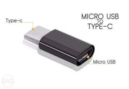 OTG Micro USB Female to Type C Converter محول 0