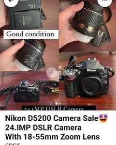 كاميرا نيكون D5200 0
