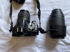 nikon 5200 with lens 18-55 and lens 70-300 0