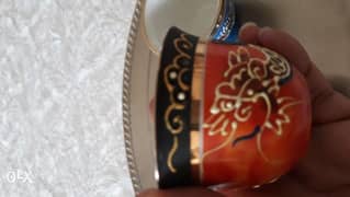 Vintage Arabic Coffee cups . Hand painted . Japan 0
