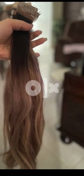 Hair Extension 2 pack  double face اكستنشن ٤٠ خصلة ٢ باكت