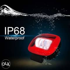 Light Red Square-Shaped Waterproof 0