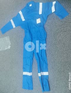 industrial safety Coveralls (New & Slight use with different Sizes)