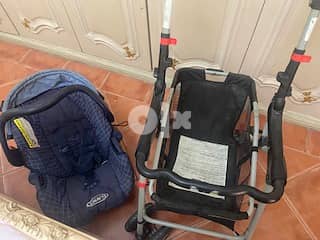 Imported Crago carseat with carrier stroller 2