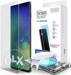 Galaxy S10 Plus Screen Protector, [Dome Glass] Full 3D Curved Edge 0