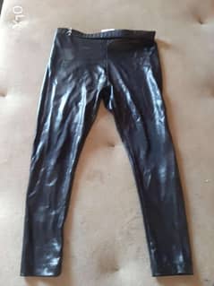 Black Leather pants بنطلون جلد تلبيس لسنتين و نصف 0