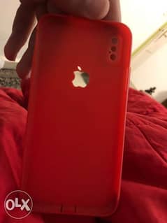 iphone x cover red 0