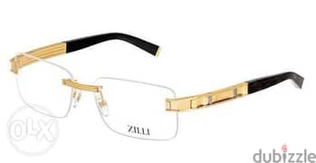 ZILLI frameless Eyeglasses Pure Titanium & hand made Acetate