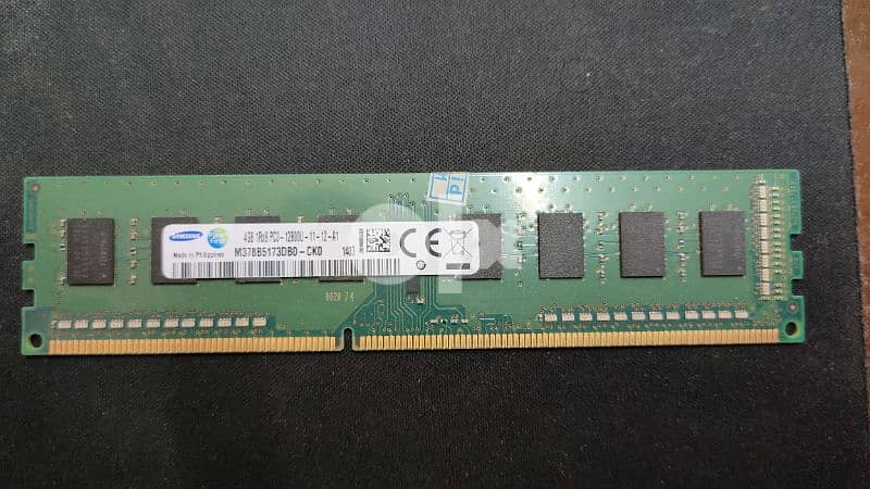 Ram 2x4  (8)giga / DDR3 / Samsung 1