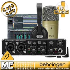 Behringer U-Phoria Studio Pro Recording/Podcasting Bundle 0