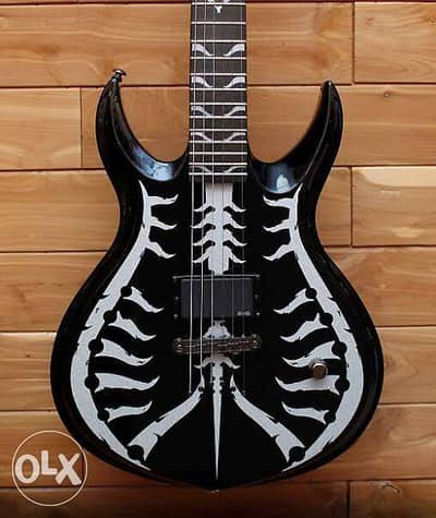 Schecter devil spine electric guitar