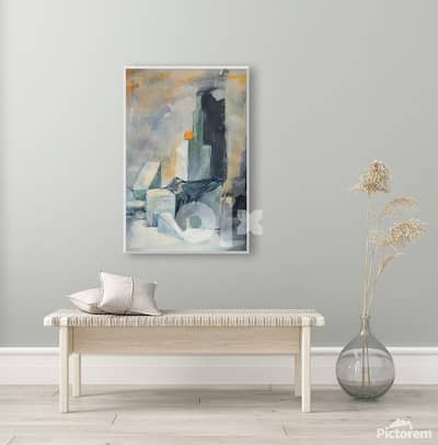 Original Contemporary Abstract painting لوحة فنية أصلية عصرية