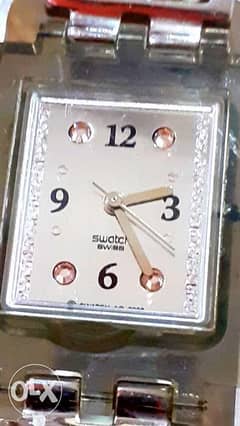 ساعة يد حريمى سويسرى ماركة Swatch الشهيرة 0