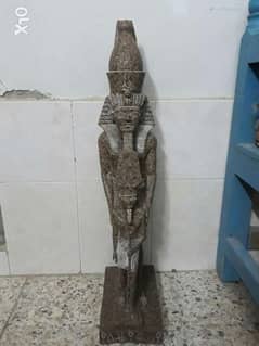 تمثال رمسيس جرانيت صب شغل تحفه فرعونيه 80سم 0