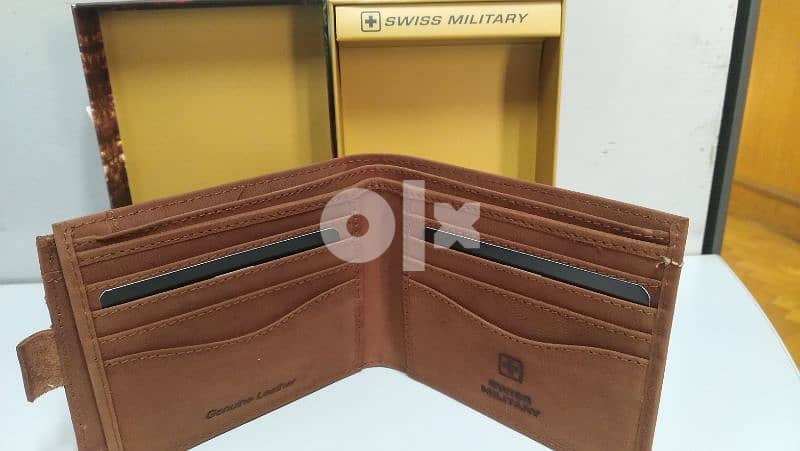 Swiss military wallet for men , new 12