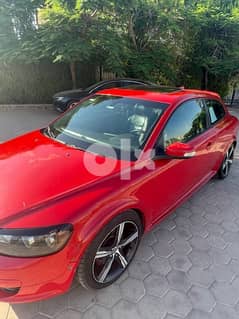 red Hatchback coupe car 0